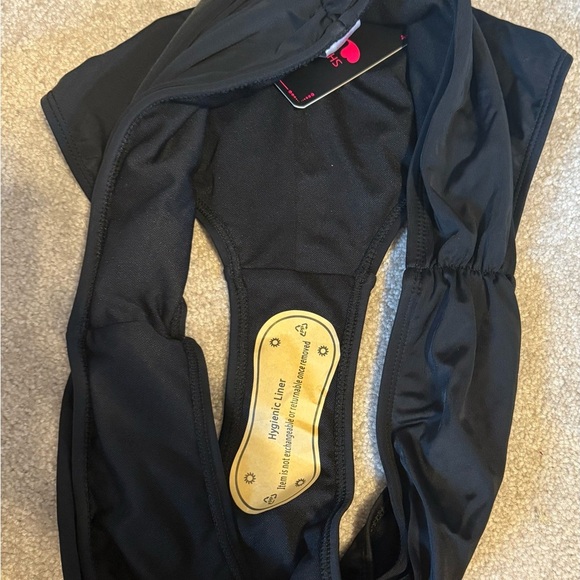 NWT Side and Rear Ruched Black Bikini Bottom, Sz. XXL - Picture 3 of 4